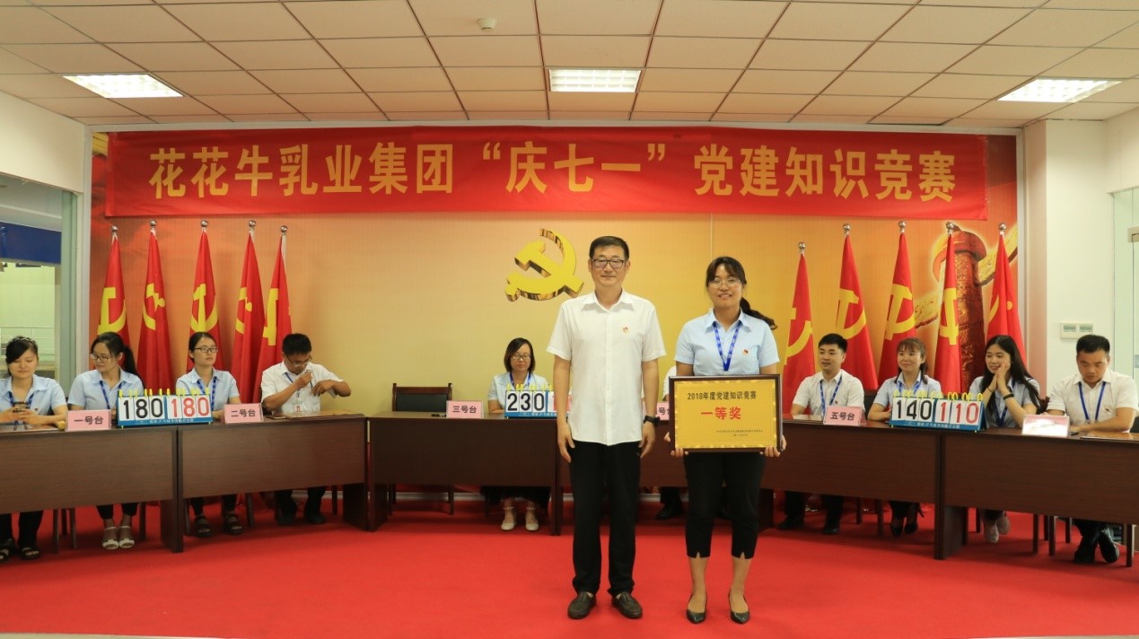 知識(shí)競(jìng)賽爭(zhēng)先鋒 比學(xué)趕超展風(fēng)采 —— 花花牛乳業(yè)集團(tuán)黨委舉辦慶 “七一”黨建知識(shí)競(jìng)賽 知識(shí)競(jìng)賽爭(zhēng)先鋒 比學(xué)趕超展風(fēng)采 —— 花花牛乳業(yè)集團(tuán)黨委舉辦慶 “七一”黨建知識(shí)競(jìng)賽